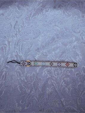 Louis Vuitton x Murakami Leather Wristlet / Phone Strap Charm WITH COA